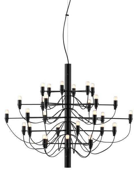 Flos A1401031 2097-30, luxusní matně černý lustr, 30x15W E14 mléčná, prům. 88cm, výška 72cm
