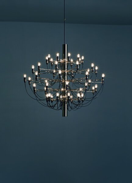 Flos A1502031 2097-50, luxusní matně černý lustr, 50x15W E14 čirá, prům. 100cm, výška 88cm