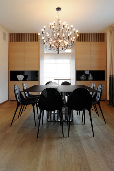 Flos A1502031 2097-50, luxusní matně černý lustr, 50x15W E14 čirá, prům. 100cm, výška 88cm