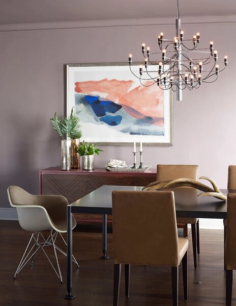 Flos A1402059 2097-30, luxusní mosazný lustr, 30x15W E14 čirá, prům. 88cm, výška 72cm