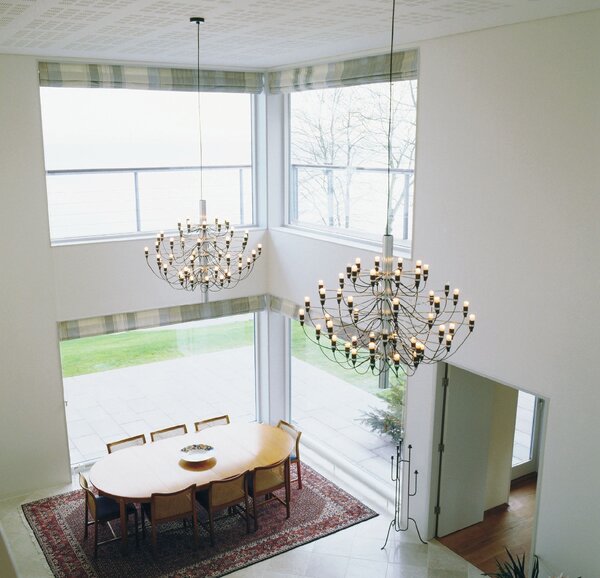 Flos A1502031 2097-50, luxusní matně černý lustr, 50x15W E14 čirá, prům. 100cm, výška 88cm