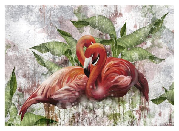 Obraz - Plameňáci (70x50 cm)