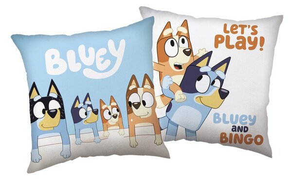 Dětský polštářek ø 40 cm Bluey "Let´s Play" – Jerry Fabrics