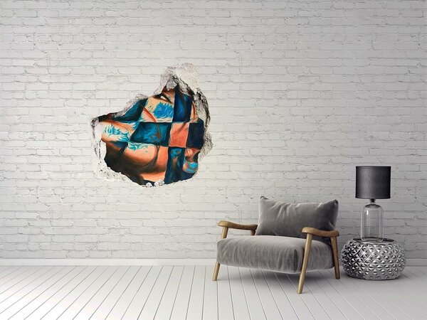 Fototapeta díra na zeď Žena abstrakce nd-p-61982690
