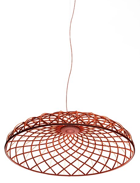 Flos F6392035 Skynest suspension, červené závěsné svítidlo, 78W LED 2700K stmívatelné, prům. 90,4cm