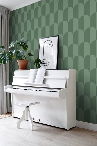 Tapeta ArtDeco, zelená, 139995, Color Pop, Esta Home