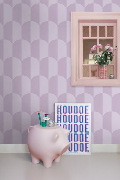 Tapeta ArtDeco, fialová, 139993, Color Pop, Esta Home