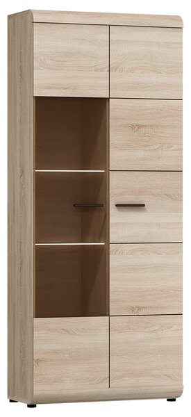 Obývací stěna LINK s | 4 díly | sestava C | 298 cm | sonoma