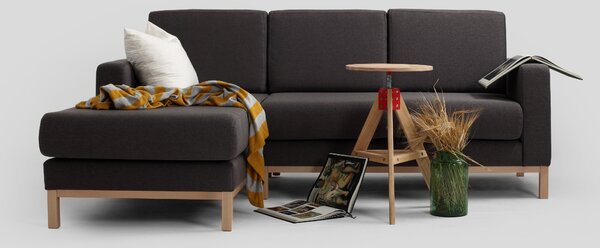 Nordic Design Rohová pohovka Skandi 215 cm, levá
