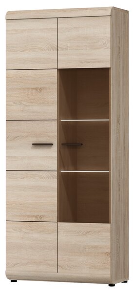 Obývací stěna LINK s | 4 díly | sestava C | 298 cm | sonoma