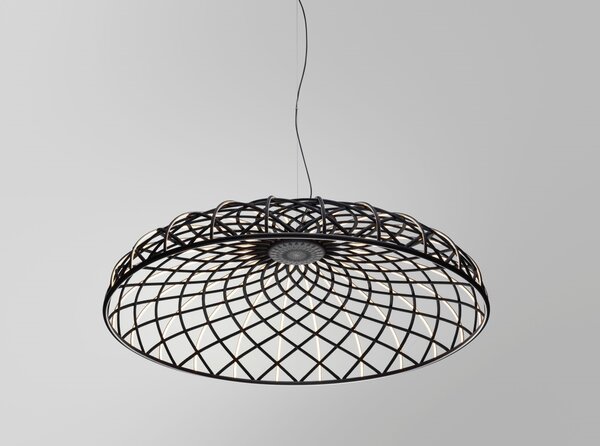 Flos F6392031 Skynest suspension, antracitové závěsné svítidlo, 78W LED 2700K stmívatelné, prům. 90,4cm