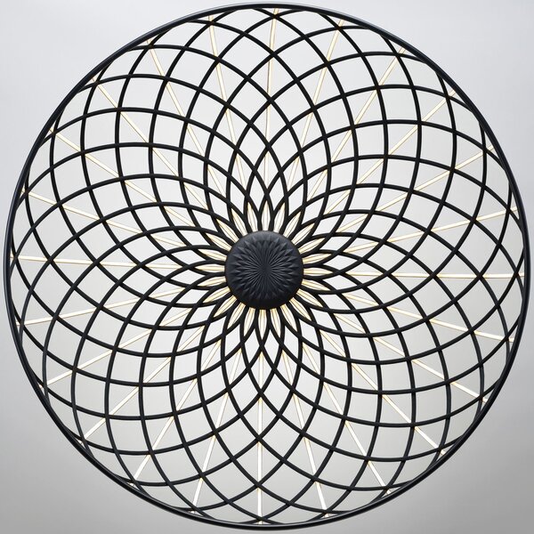 Flos F6392031 Skynest suspension, antracitové závěsné svítidlo, 78W LED 2700K stmívatelné, prům. 90,4cm