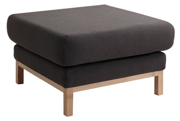 Nordic Design Antracitově šedá látková podnožka Skandi
