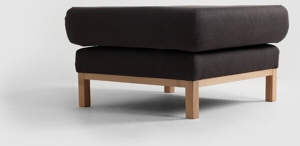 Nordic Design Antracitově šedá látková podnožka Skandi