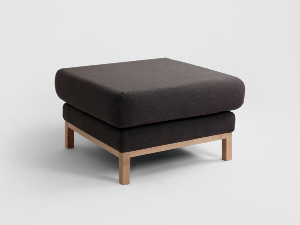 Nordic Design Antracitově šedá látková podnožka Skandi
