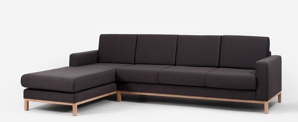 Nordic Design Rohová pohovka Skandi 282 cm, levá