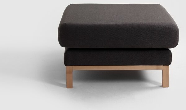 Nordic Design Antracitově šedá látková podnožka Skandi