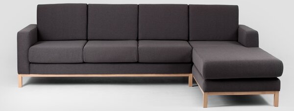 Nordic Design Rohová pohovka Skandi 282 cm, pravá
