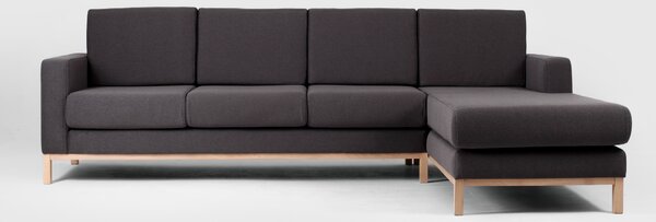 Nordic Design Rohová pohovka Skandi 282 cm, pravá