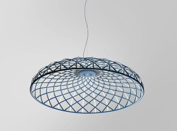 Flos F6392003 Skynest suspension, modré závěsné svítidlo, 78W LED 2700K stmívatelné, prům. 90,4cm
