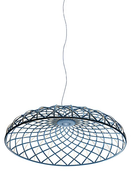 Flos F6392003 Skynest suspension, modré závěsné svítidlo, 78W LED 2700K stmívatelné, prům. 90,4cm