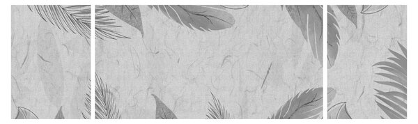 Obraz - Listy (170x50 cm)