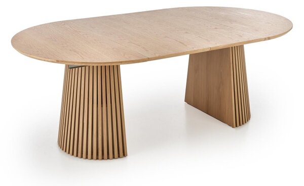 Halmar Kulatý rozkládací jídelní stůl FARGO 120(210)x120 přírodní