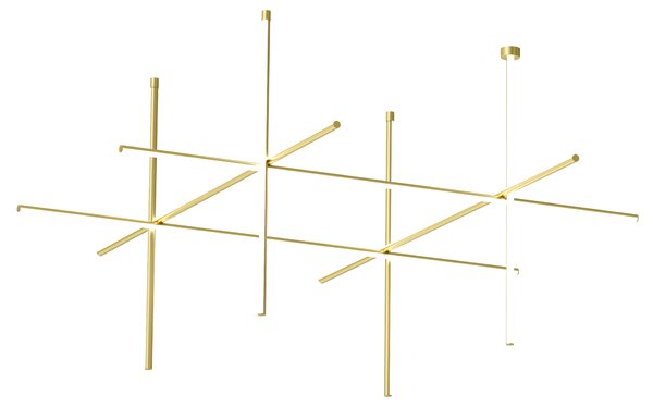 Flos F1840044 Coordinates C4 CLIII, stropní svítidlo, anodizovaná champagne, 147W 2700K