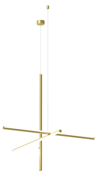Flos F1842044 Coordinates S 1 CLIII, závěsné svítidlo anodizovaná champagne, 32W 2700K