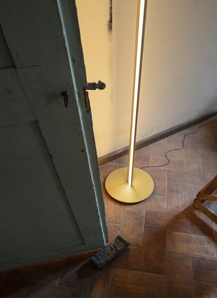 Flos F1801044 Coordinates F, stojací lampa, anodizovaná champagne, 57W 2700K