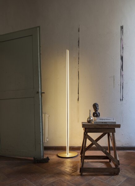 Flos F1801044 Coordinates F, stojací lampa, anodizovaná champagne, 57W 2700K