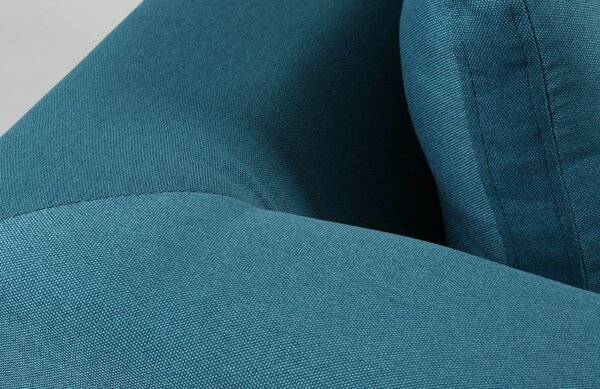 Nordic Design Modré látkové křeslo Samara