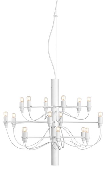 Flos A1352009 2097-18, luxusní matně bílý lustr, 18x15W E14 čirá, prům. 69cm, výška 51cm