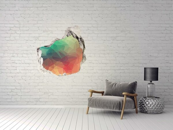 Díra 3D fototapeta nálepka Gemetrické pozadí nd-p-63890585