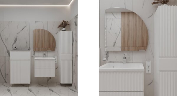 Lavedo Marble 100 nízká koupelnová skříňka
