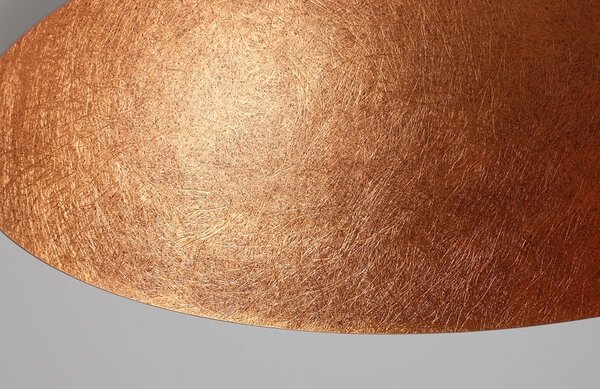 Nordic Design Bílo měděné závěsné světlo Darly 70 cm