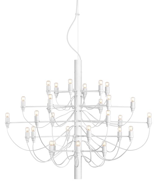 Flos A1402009 2097-30, luxusní matně bílý lustr, 30x15W E14 čirá, prům. 88cm, výška 72cm