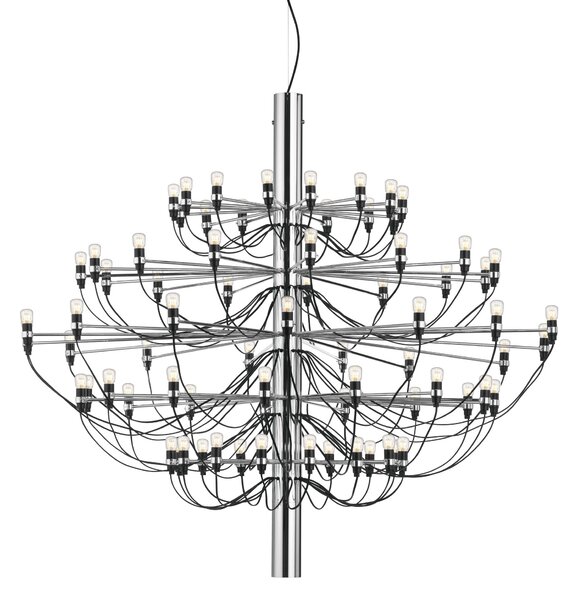 Flos A1552057 2097-75, luxusní chromový lustr, 75x15W E14 čirá, prům. 141cm, výška 130cm