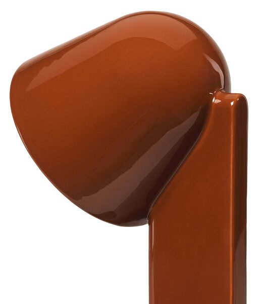 Flos F1634035 Céramique Down, červená keramická lampa se stmívačem, 1x8W E27, výška 48,9cm