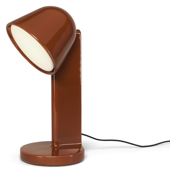 Flos F1634035 Céramique Down, červená keramická lampa se stmívačem, 1x8W E27, výška 48,9cm