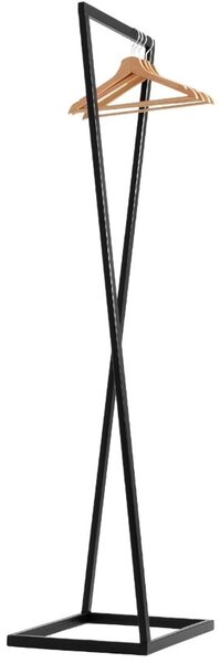 Nordic Design Černý kovový věšák Pablo 50 cm