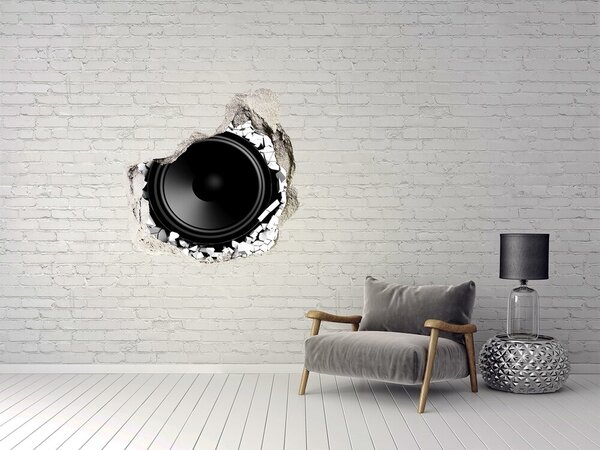 Díra 3D fototapeta na stěnu nálepka Reproduktor nd-p-64054495