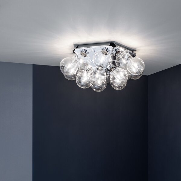 Flos F7421000 Taraxacum 88 C/W, designové stropní/nástěnné svítidlo, 15x28W E27, průměr 61cm