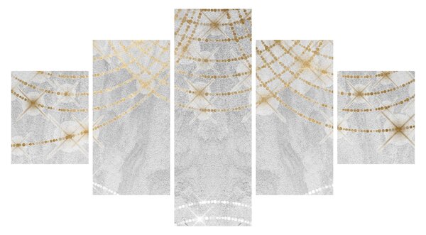 Obraz - Beton s designem (125x70 cm)