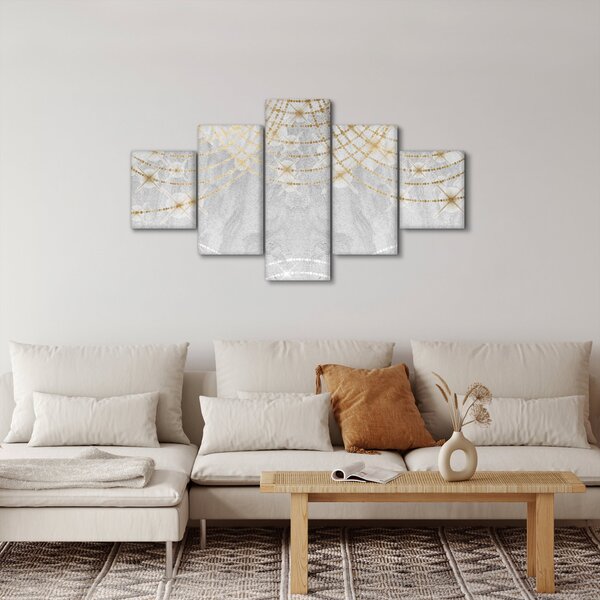 Obraz - Beton s designem (125x70 cm)