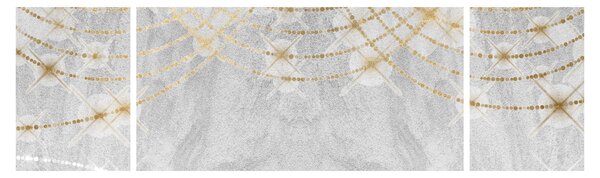 Obraz - Beton s designem (170x50 cm)