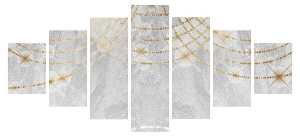 Obraz - Beton s designem (210x100 cm)