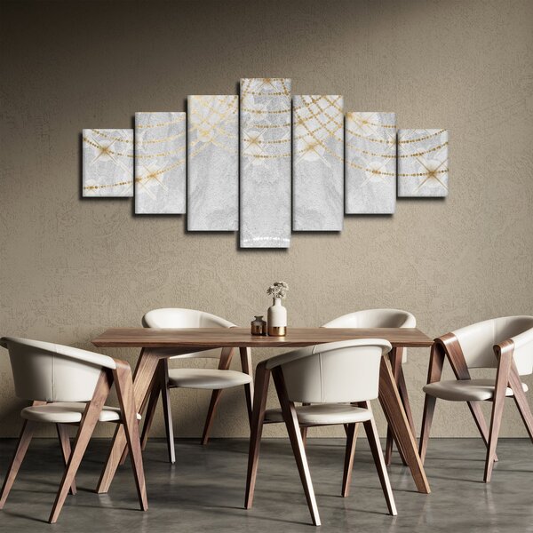 Obraz - Beton s designem (210x100 cm)
