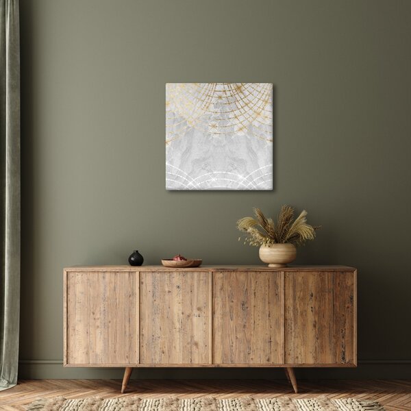 Obraz - Beton s designem (30x30 cm)