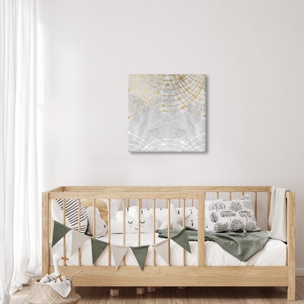 Obraz - Beton s designem (30x30 cm)